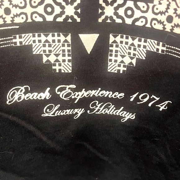 Zara Vintage Men’s San Remo Private Black Graphic T-Shirt NWOT - Picture 4 of 10